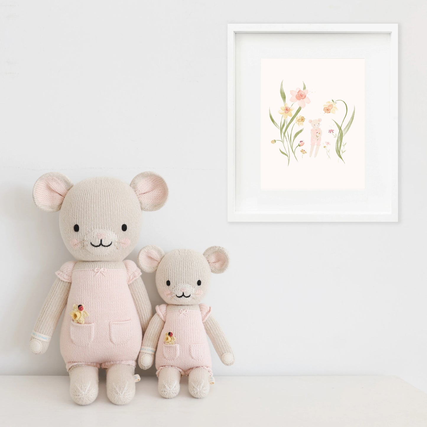 Beatrice's print (blush) (8"x10")