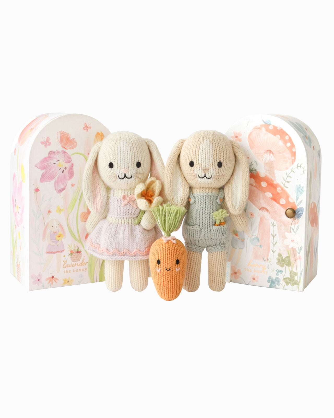 Tiny Easter bunny family (baby carrot)