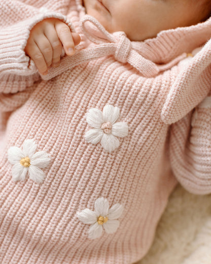 Chunky knit set (blush)