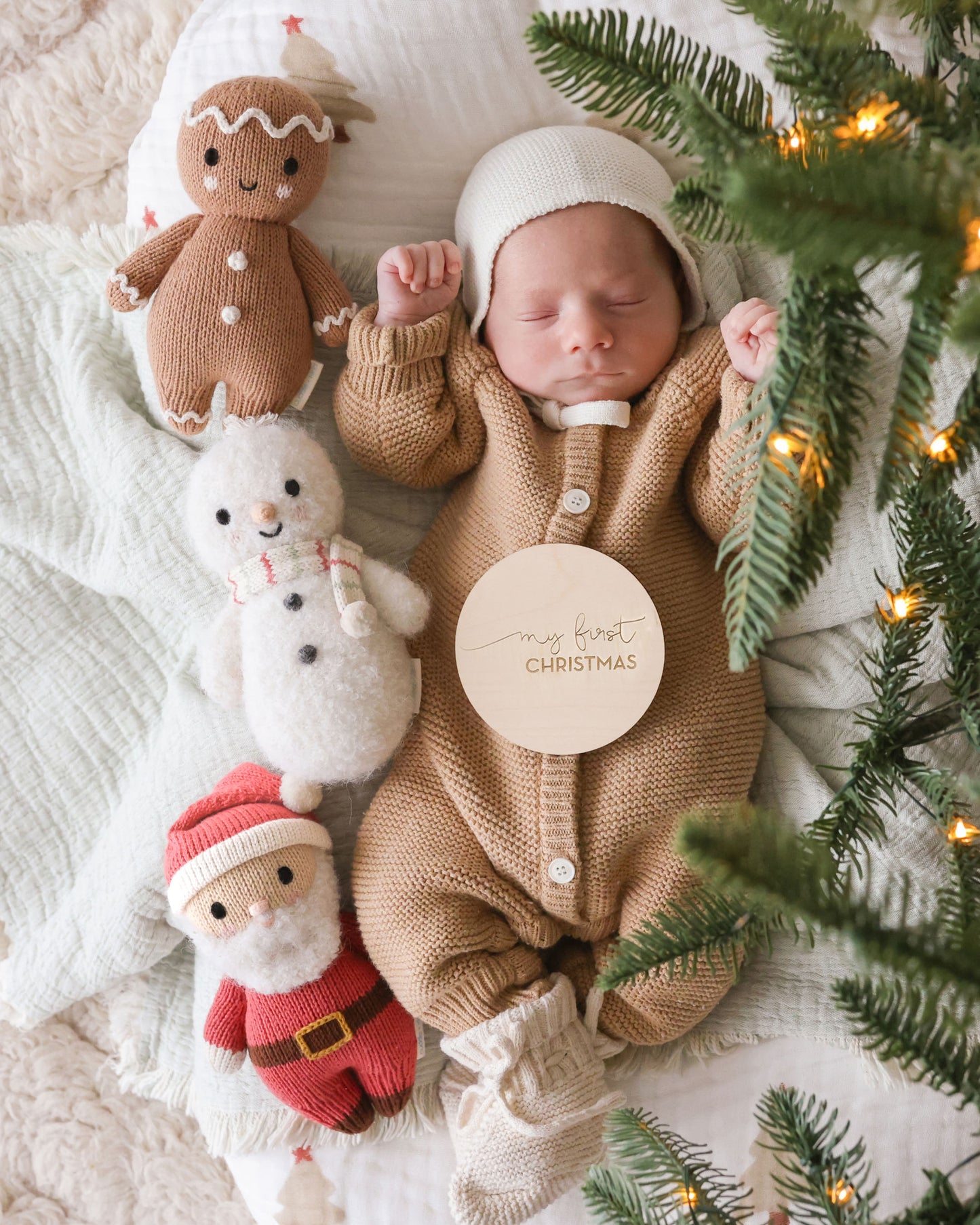 Baby snowman (peppermint stripe)