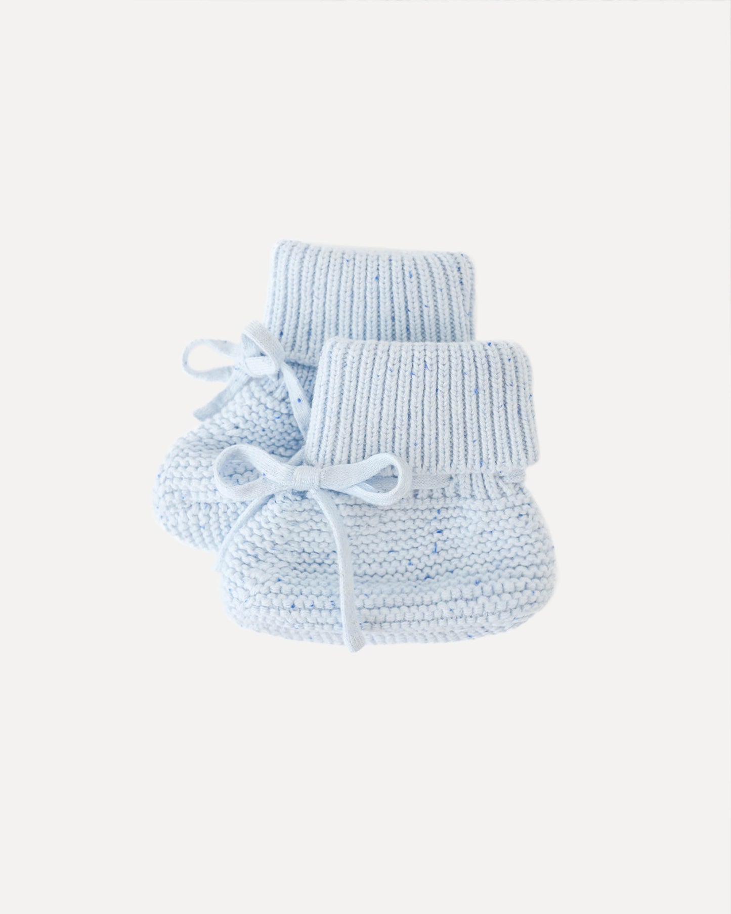 Chunky knit set (blue fleck)