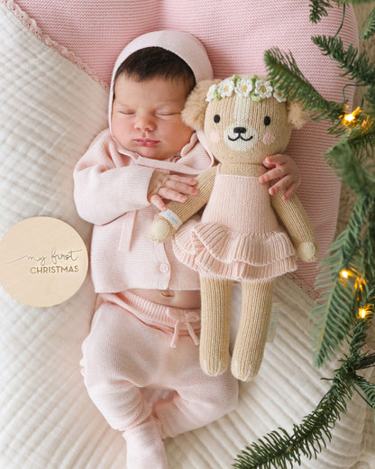 Evelyn the golden puppy (ballet pink)