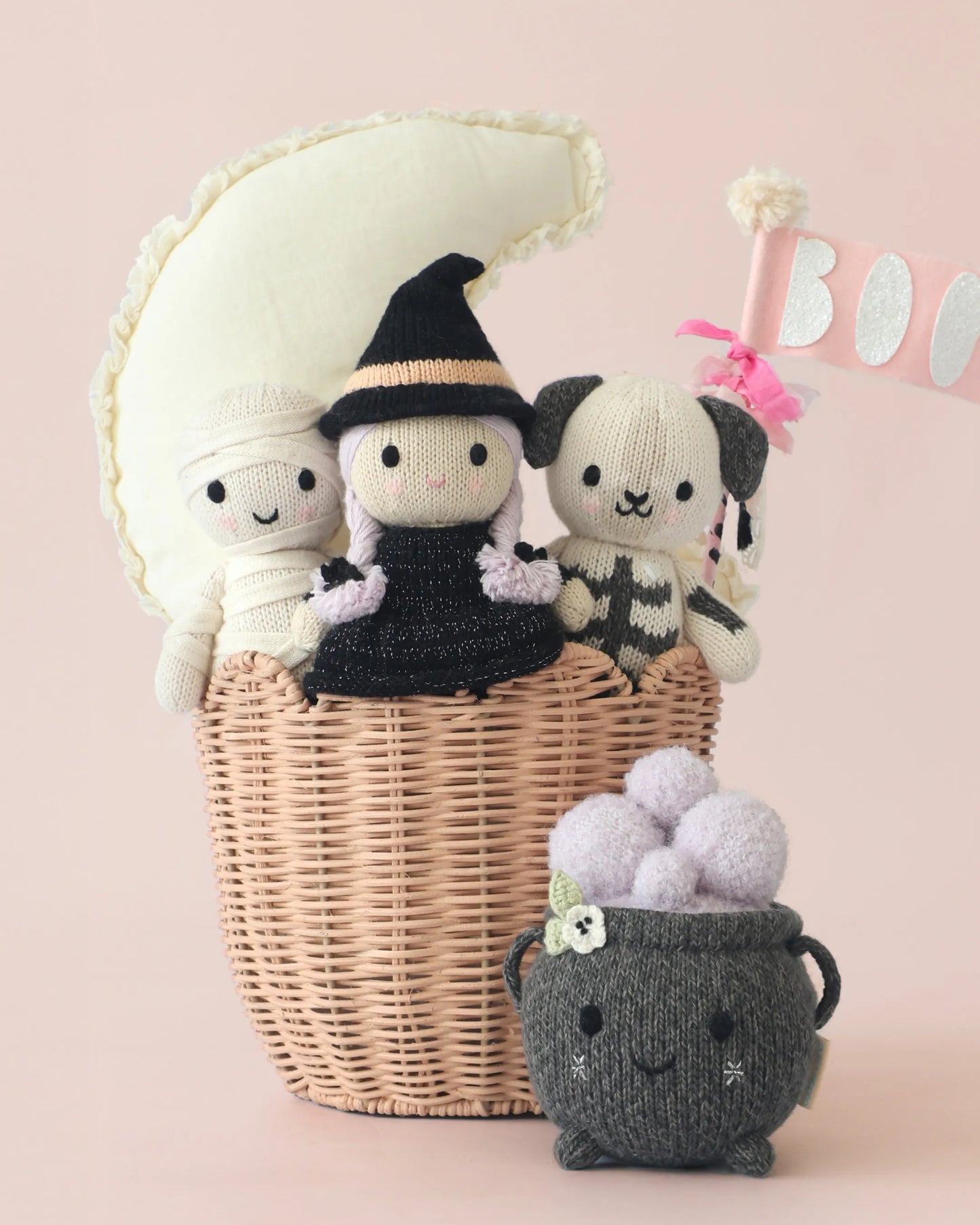 Baby mummy (blush bow)