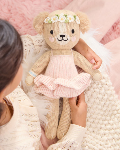 Evelyn the golden puppy (ballet pink)