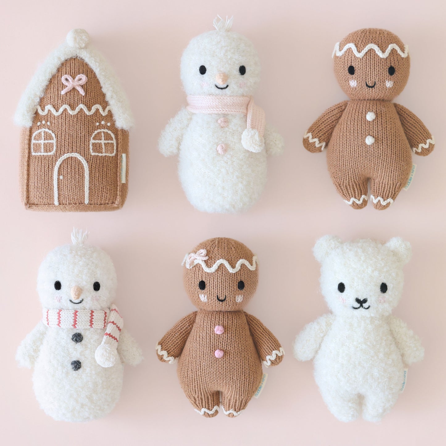 Baby gingerbread house (powder pink)