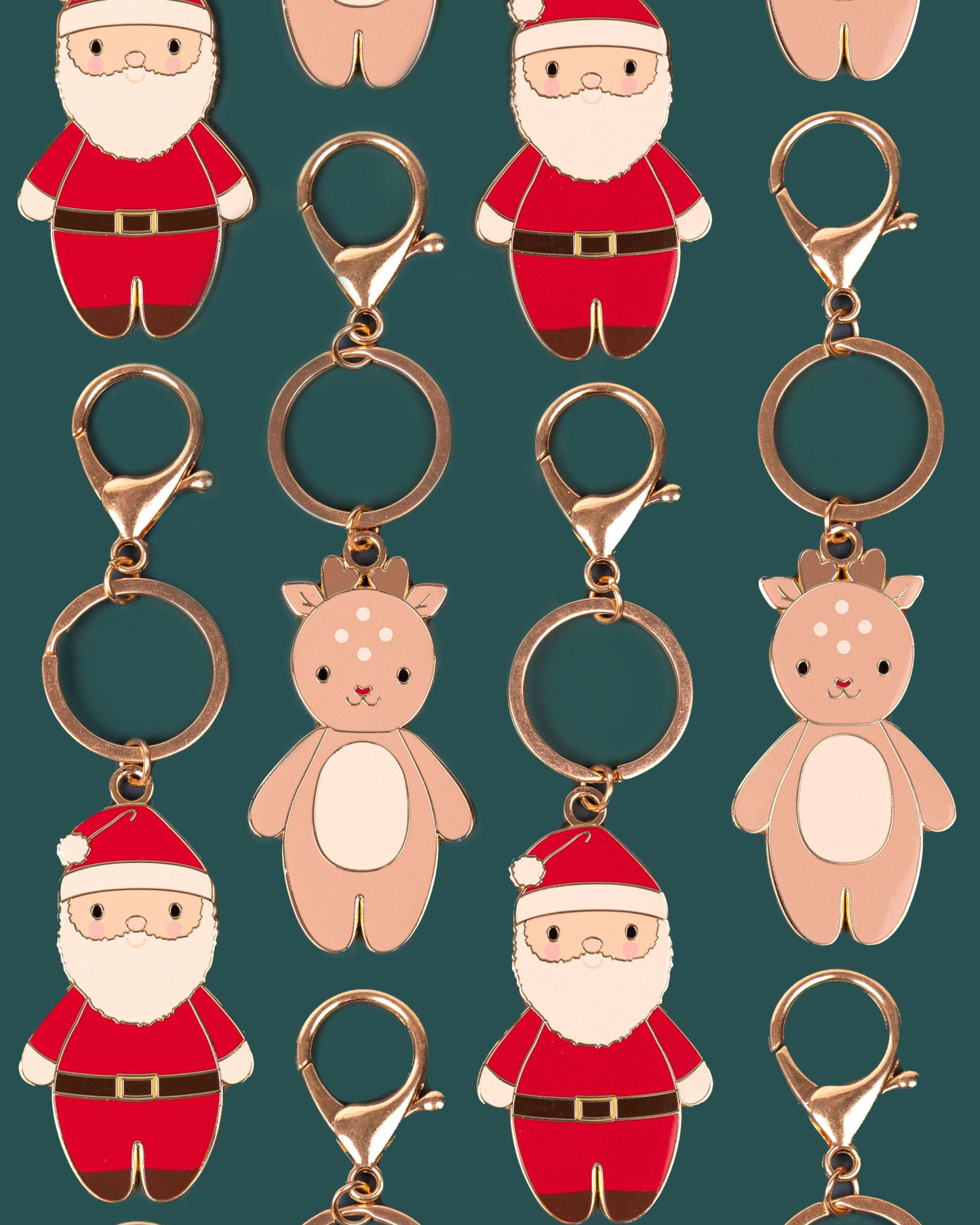 Reindeer bag charm
