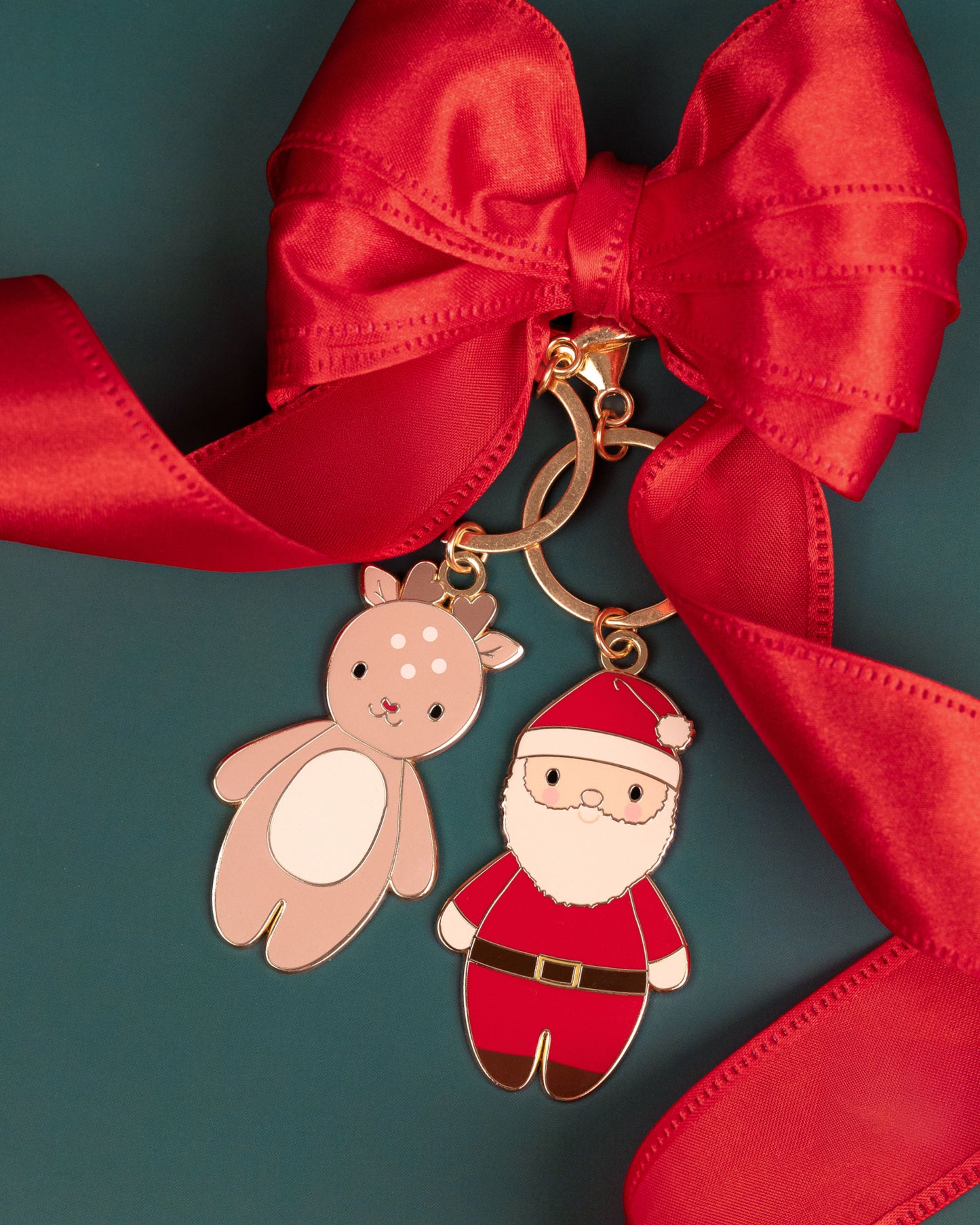 Reindeer bag charm