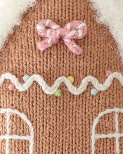 Blush Christmas Gingerbread House
